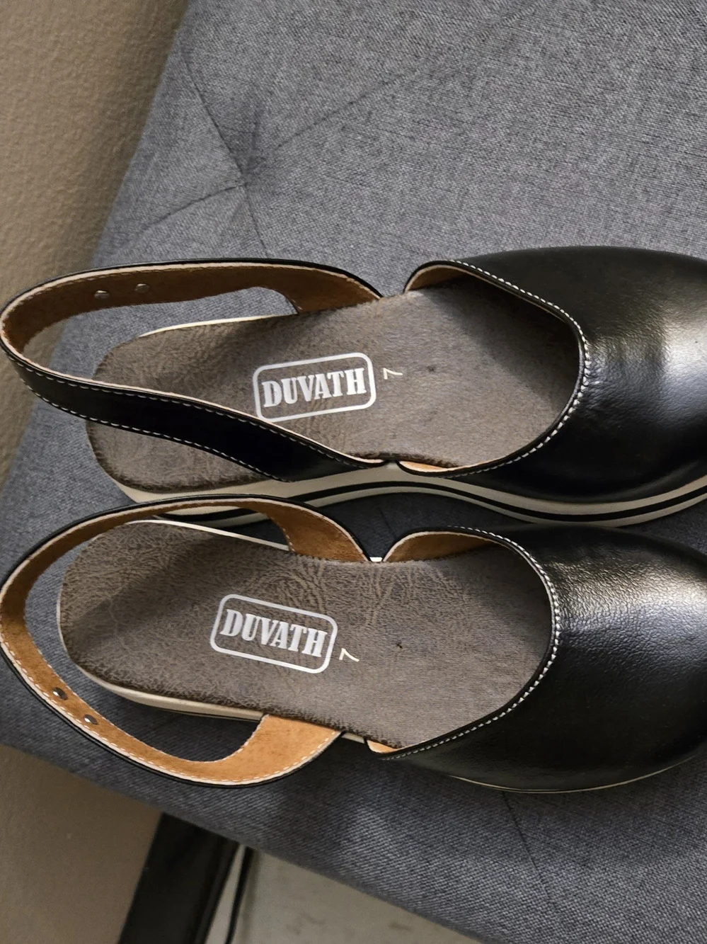 Women's Black Slingback Flats